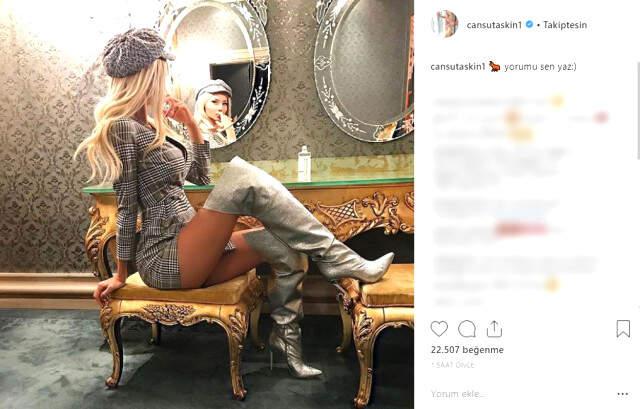 Cansu Taşkın Paylaşımıyla Bornozlu Fotoğraf Akımına Dahil Oldu