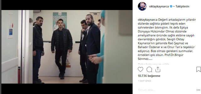 Eşkıya Dünyaya Hükümdar Olmaz, Hastane Sahnesiyle Sağlık Çalışanlarından Takdir Topladı