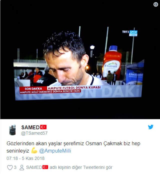 Gazi Osman Çakmak: Penaltıyı Kaçırdım, Türk Halkı Hakkını Helal Etsin!
