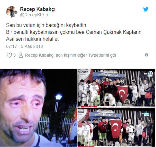 Gazi Osman Çakmak: Penaltıyı Kaçırdım, Türk Halkı Hakkını Helal Etsin!