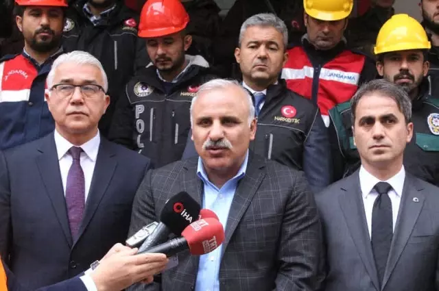 Van'da 13 Ton Uyuşturucu İmha Edildi
