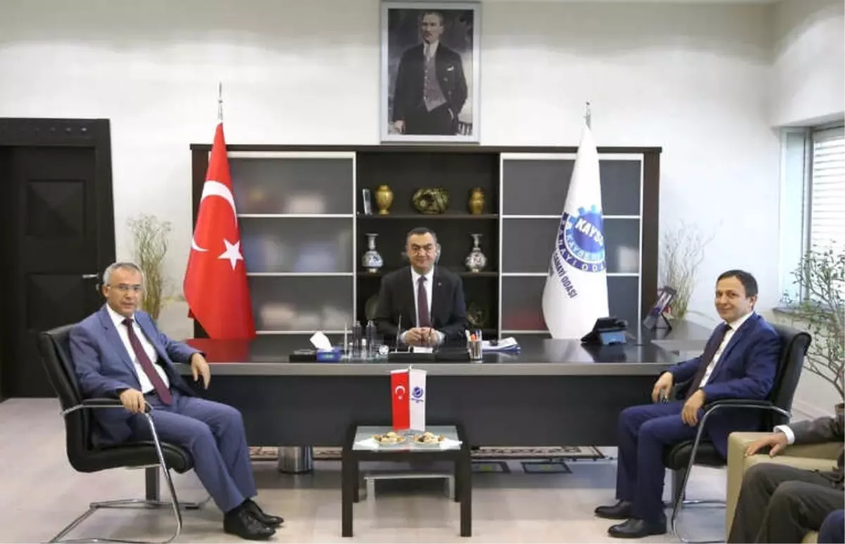 Erü Rektörü Prof. Dr. Çalış Kayso 'Yu Ziyaret Etti