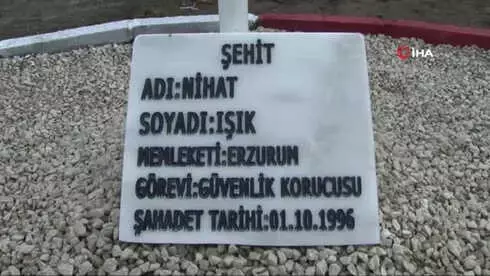 Erzurum'da Şehitler Çeşmesi Açıldı