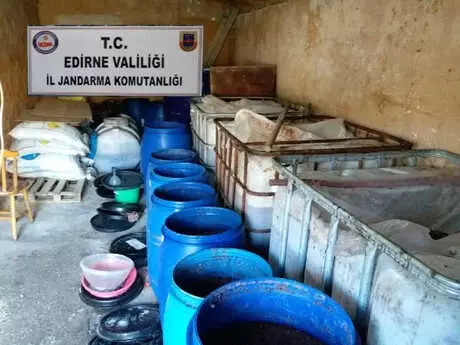 Edirne'de Sahte İçki İmalatçısına 1 Milyon 173 Bin Lira Ceza