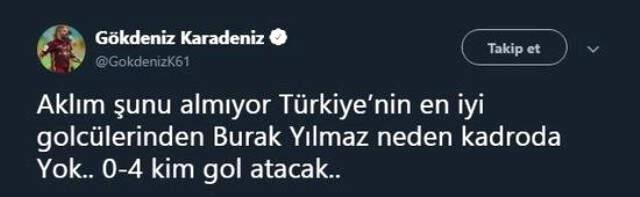 Trabzonspor'un Eski Oyuncusu Gökdeniz Karadeniz: Burak Yılmaz Neden Yok?