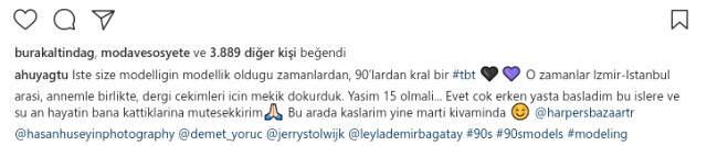 Ünlü Manken Ahu Yağtu, 15 Yaşındaki Haliyle Hayran Bıraktı
