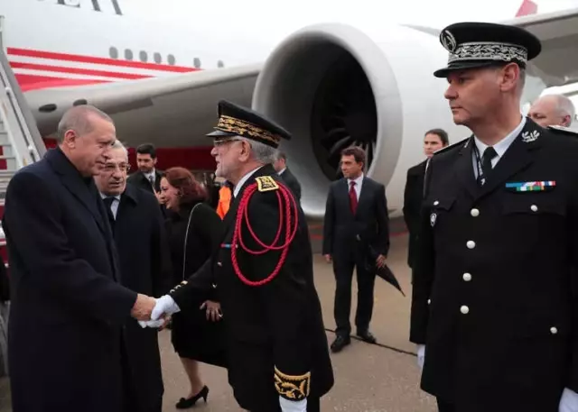 Cumhurbaşkanı Erdoğan Fransa'da