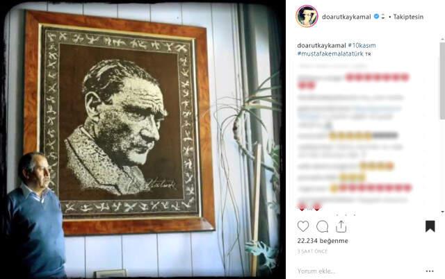 Ünlü İsimler Paylaşımlarıyla Atatürk'ü Andı
