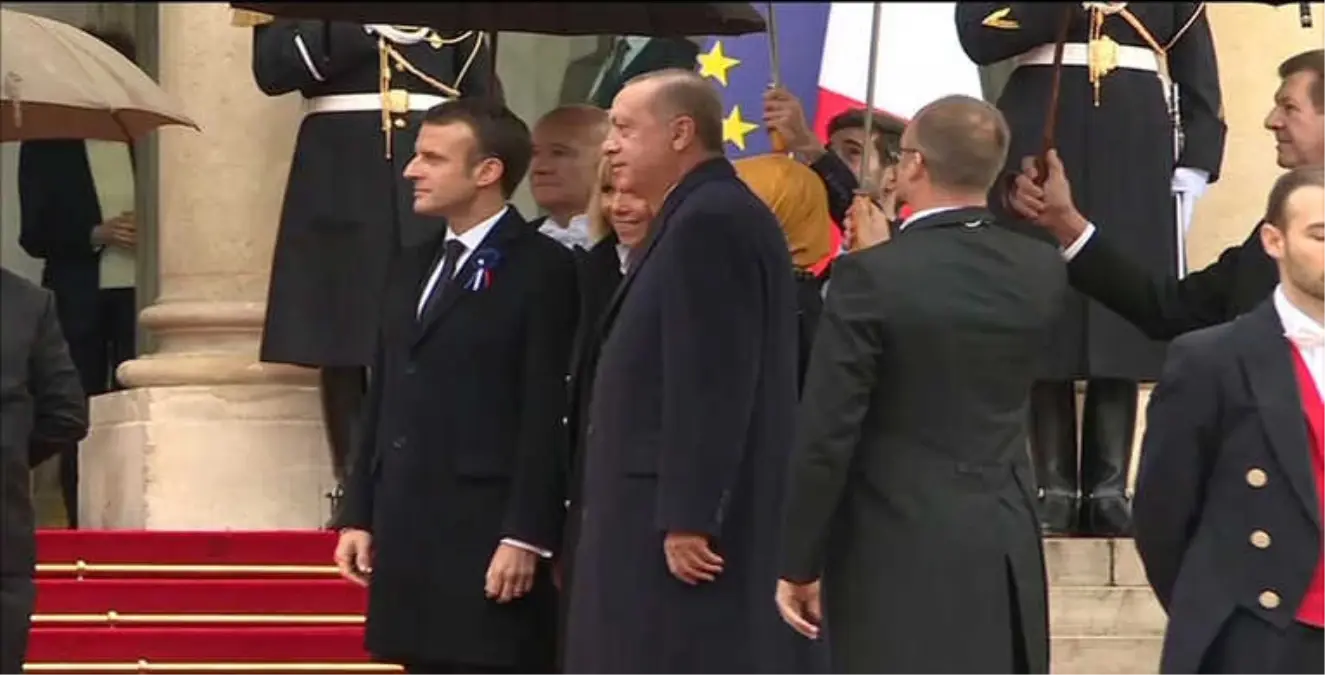 Erdoğan Elysee Sarayı'nda