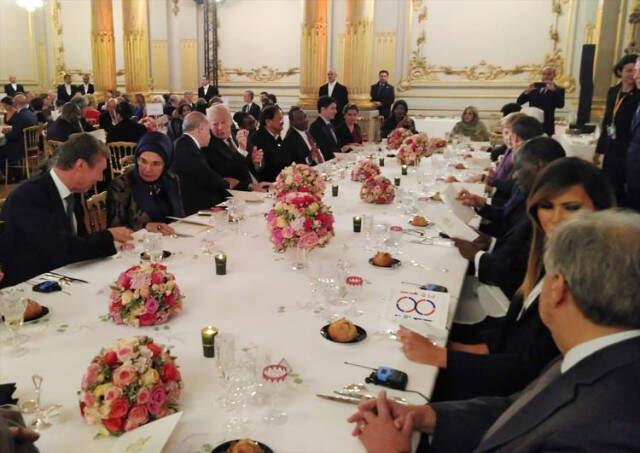 Son Dakika! Cumhurbaşkanı Erdoğan, Paris'te ABD Başkanı Trump ile Görüştü image