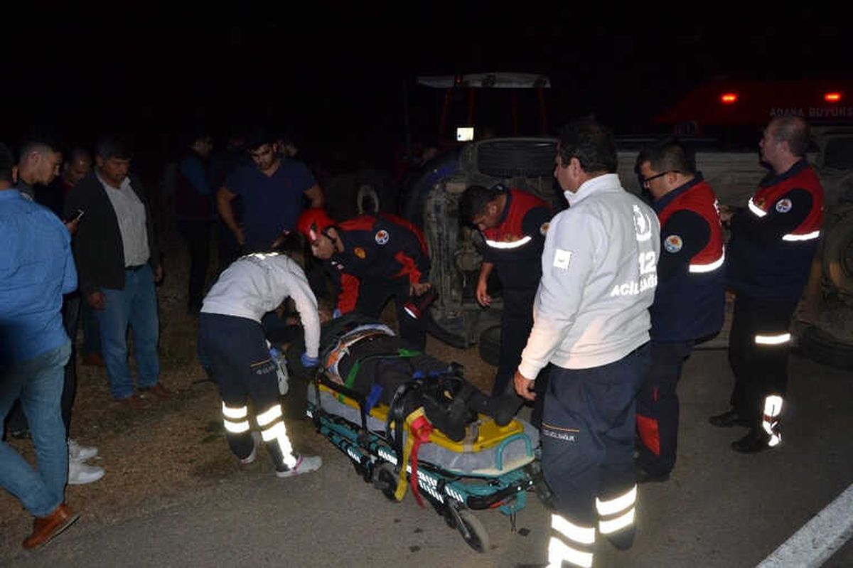 Kozan'da Trafik Kazası: 3 Yaralı