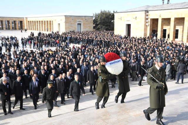 ASELSAN'dan Tam Kadro Anıtkabir Ziyareti