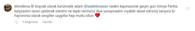 Emina Jahovic'le Aşk Yaşayan Saadettin Saran 'Adamı Kaptılar Be' Diyen Takipçisine Verdiği Cevapla Olay Oldu