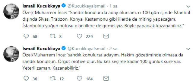 'Adam Kazandı' Krizinin Ardından Küçükkaya, İnce Hakkında Önemli Bilgiler Paylaştı: Miting Yapacak