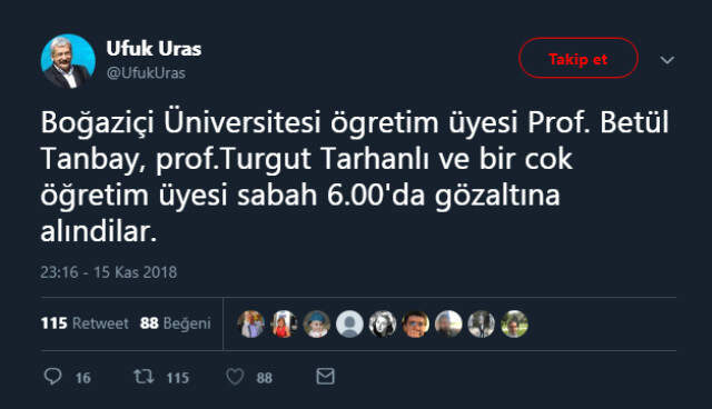 Gözaltına Alınan Prof. Dr. Betül Tanbay Kimdir? Betül Tanbay Neden Gözaltına Alındı?