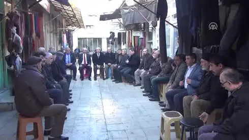 Esnaf Toplumun Birliği İçin Semaya El Açtı Esnaf Toplumun Birliği İçin Semaya El Açtı