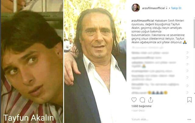 Hababam Sınıfı'nda Rol Alan Tayfun Akalın'dan Üzücü Haber!