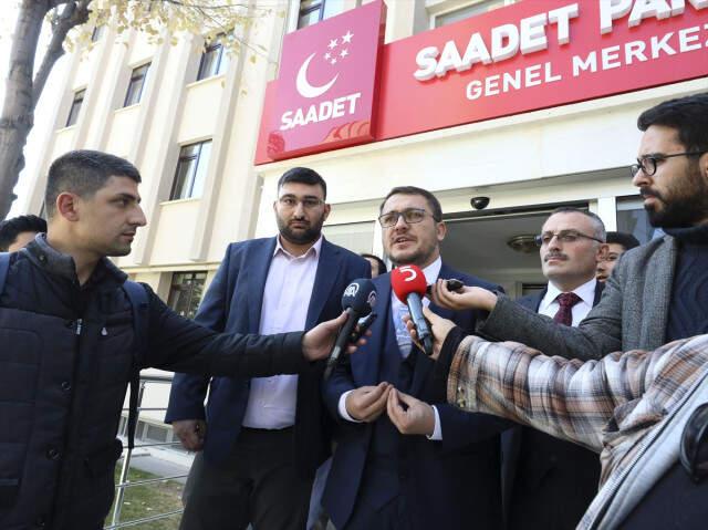 Saadet Partisi Genel Merkezinin Kapısına İcra Memurları Dayandı!