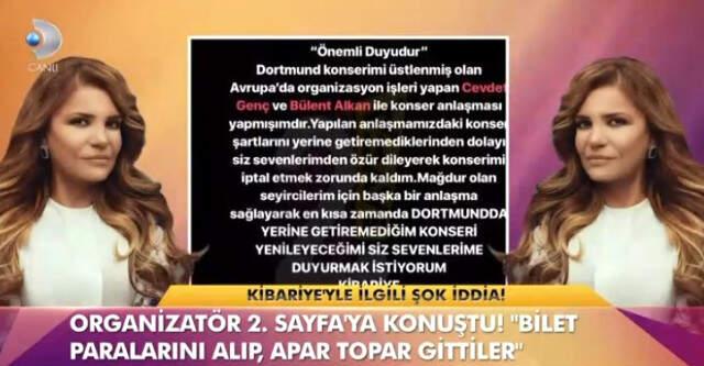 Kibariye, Konserini Düzenleyen Organizatöre Salam, Sucuk Aldırıp Sahneye Çıkmadı