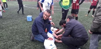 Amatör Küme Maçında Futbolcu Ölümden Döndü