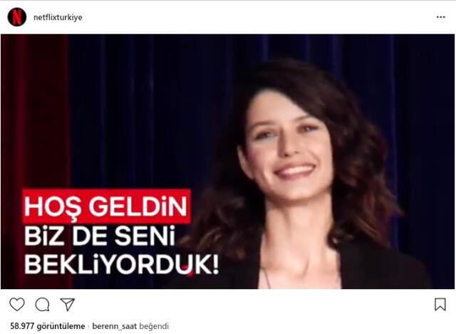 Beren Saat, Netflix'le Ekranlara Geri Dönüyor