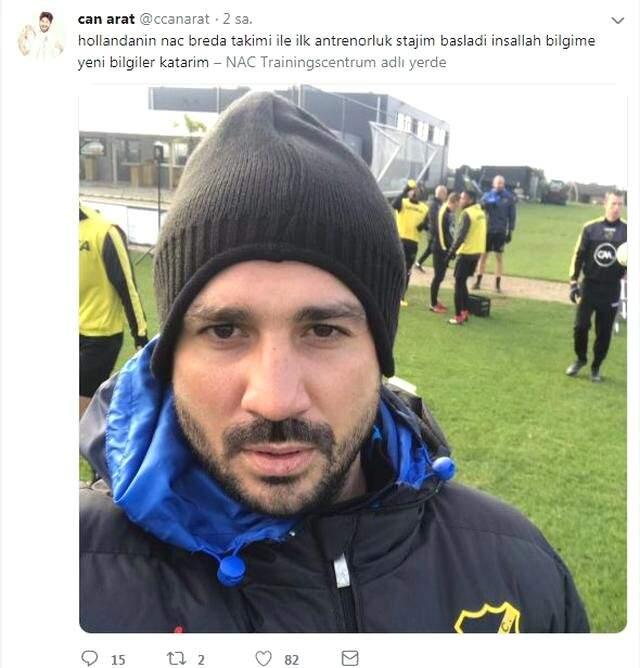 Eski Fenerbahçeli Can Arat, NAC Breda'da Antrenörlük Stajına Başladı