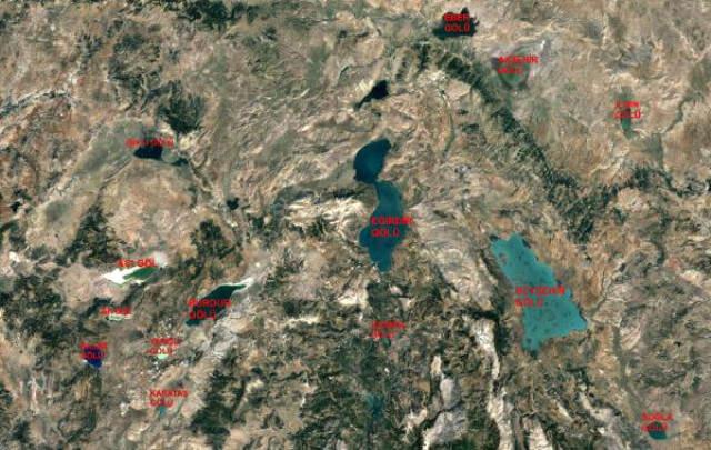 Kurumaya Yüz Tutan Gölleri Barındıran 'Göller Bölgesi', Yeni Baskı Atlaslarda Yer Almayacak