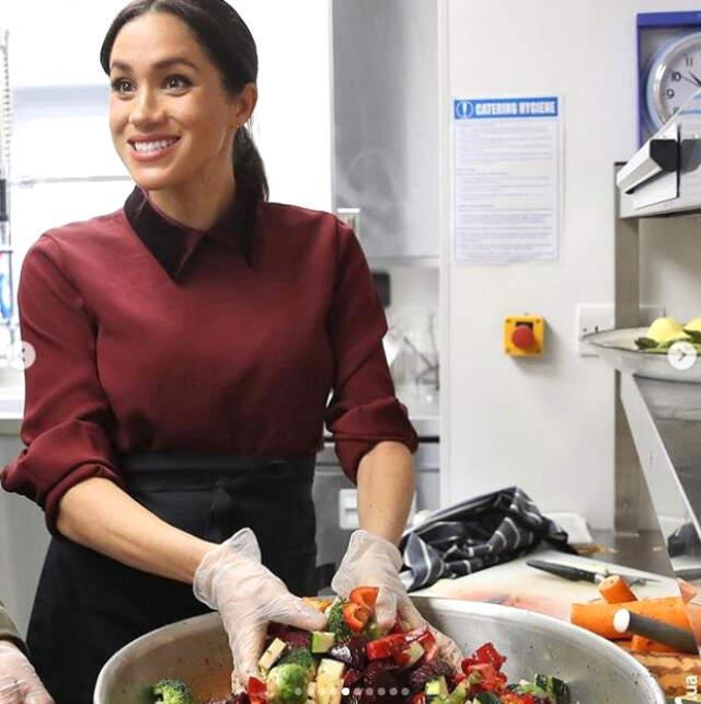 Sussex Düşesi Meghan Markle, Mutfağa Girdi