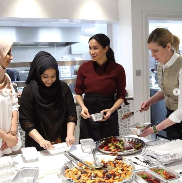 Sussex Düşesi Meghan Markle, Mutfağa Girdi