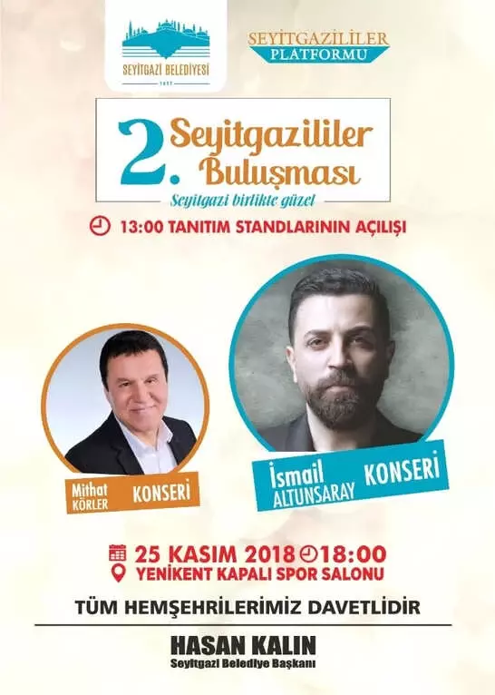 2. Seyitgazililer Buluşması Pazar Günü Yapılacak 2. Seyitgazililer Buluşması Pazar Günü Yapılacak