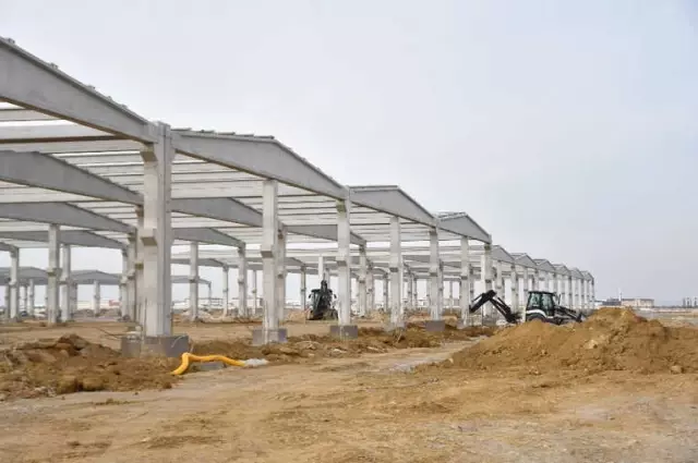 Aksaray'da Yeni Sanayi Projesinde Kaba İnşaat Tamamlanmak Üzere Aksaray'da Yeni Sanayi Projesinde Kaba İnşaat Tamamlanmak Üzere