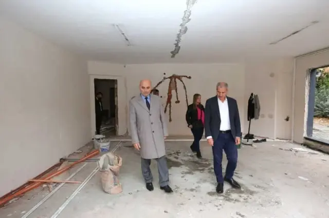 Başkan Dişli, Çalışmaları İnceledi Başkan Dişli, Çalışmaları İnceledi