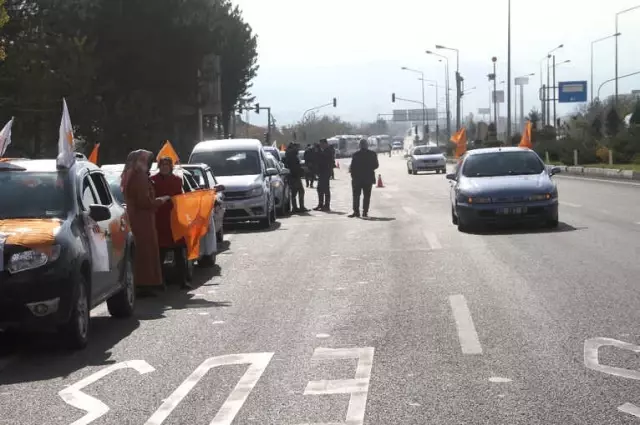 AK Parti'nin Elazığ Başkan Adayına Coşkulu Karşılama AK Parti'nin Elazığ Başkan Adayına Coşkulu Karşılama