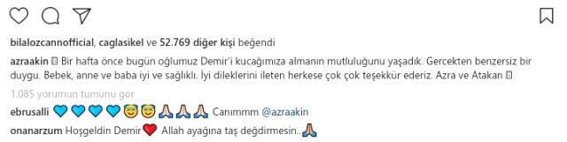 Oğlunu Kucağına Alan 2002 Kainat Güzeli Azra Akın'dan İlk Paylaşım