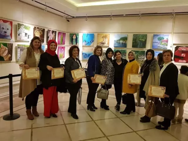 Kütahyalı Sanatçıların Eserleri Ankara'da Sergilendi Kütahyalı Sanatçıların Eserleri Ankara'da Sergilendi
