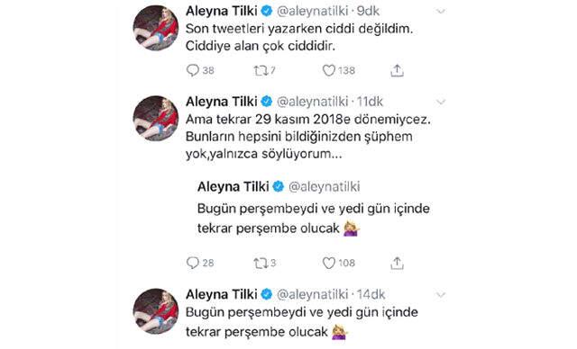 Aleyna Tilki'nin Tweetleri Olay Oldu