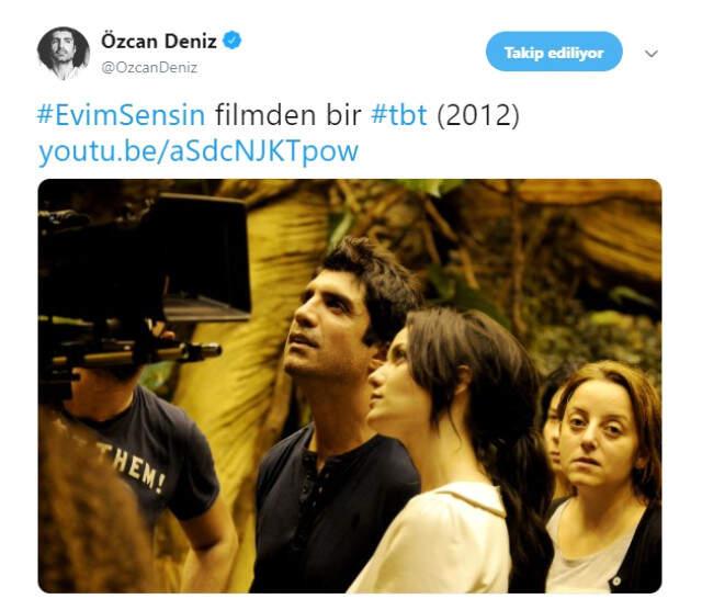 Özcan Deniz, 4 Yıl Aşk yaşadığı Fahriye Evcen'le Fotoğraf Paylaştı