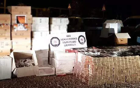 Tır Dorsesinde 60 Bin 580 Paket Gümrük Kaçağı Sigara Yakalandı