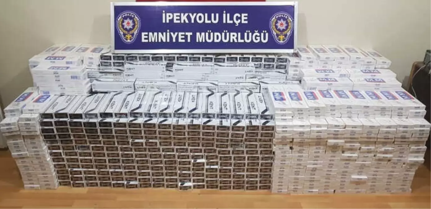 Van'da 6 Bin 500 Paket Kaçak Sigara Ele Geçirildi