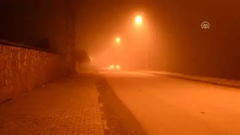 Ağrı'da Yoğun Sis Ağrı'da Yoğun Sis