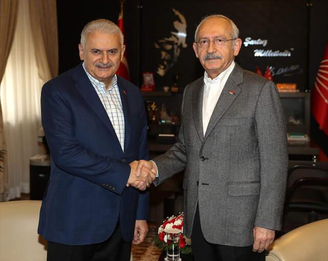 Binali Yıldırım-Kemal Kılıçdaroğlu Görüşmesi Başladı