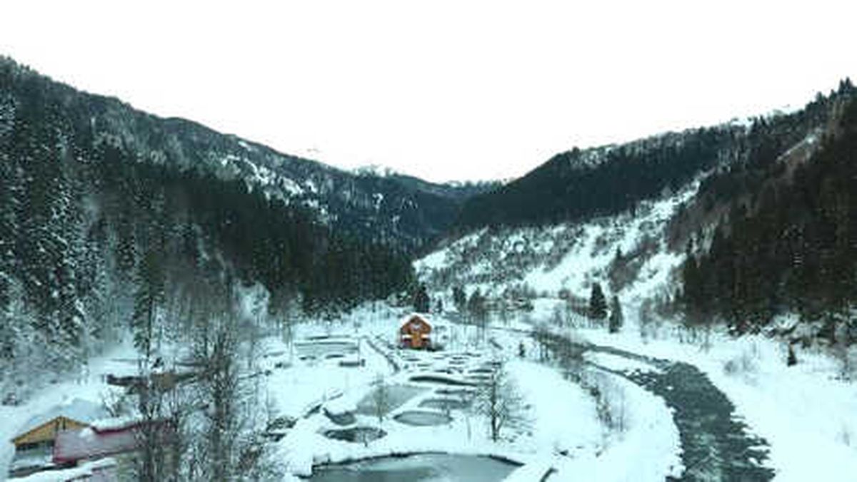Çat Vadisi'nde Kış Güzelliği