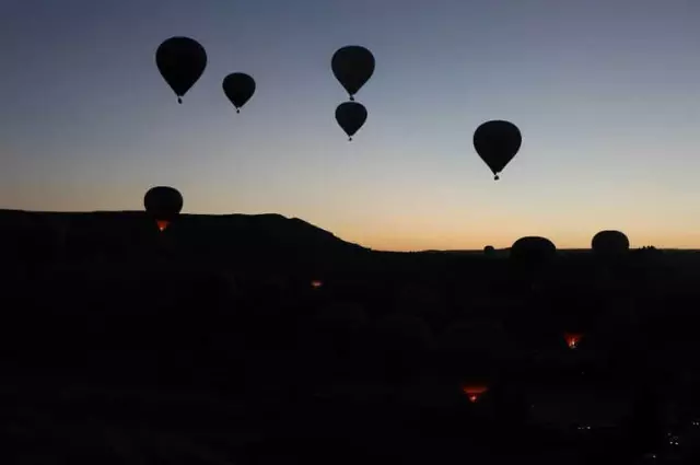 Kapadokya'da Balon Turları İptal Edildi