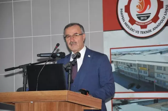 Konya Osb'deki Meslek Lisesinin Atölye Binasi ve Spor Salonu Açıldı