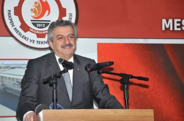 Konya Osb'deki Meslek Lisesinin Atölye Binasi ve Spor Salonu Açıldı