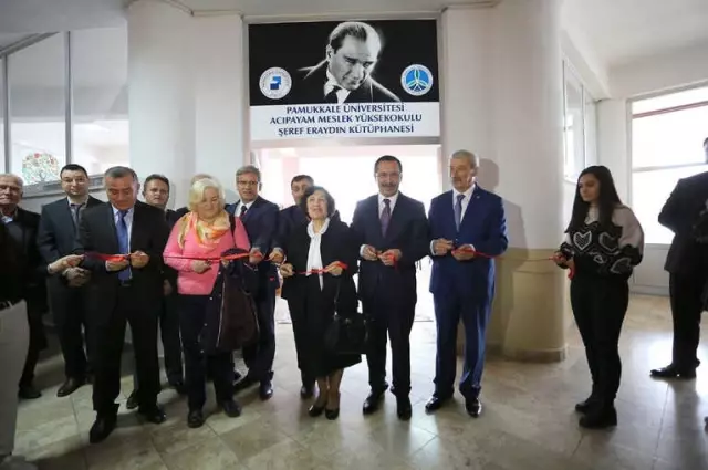 Rektör Bağ'ın Öğretmeni Üniversiteye Kütüphane Açtı