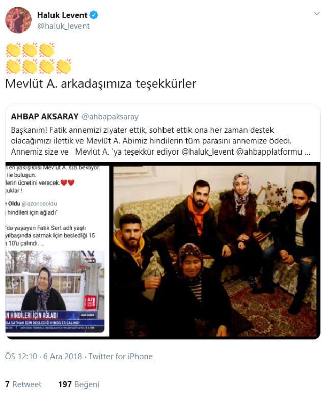 Haluk Levent, Hindileri Çalınan Kadının Yardımına Koştu