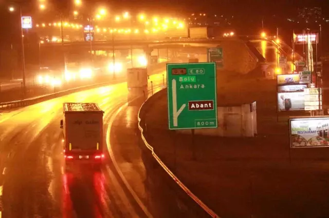 Tem Otoyolu Ankara Yönü Trafiğe Açıldı