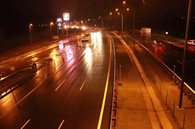 Tem Otoyolu Ankara Yönü Trafiğe Açıldı