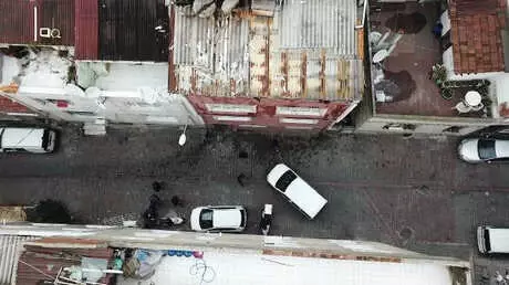 Bayrampaşa'daki Yangından Kötü Haber Geldi; Sokak Havadan Fotoğraflandı Bayrampaşa'daki Yangından Kötü Haber Geldi; Sokak Havadan Fotoğraflandı